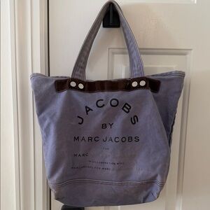 Marc Jacobs Blue Canvas Tote